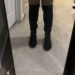 Black Over The Knee Boots