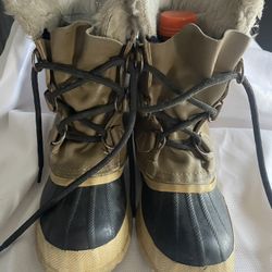 Vintage Sorel sz 6.5 womens Youth 5 manitou Kaufman Wool lined boots