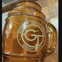 KNOTT’s BERRY FARM GHOST TOWN AMBER MUG STEIN. 