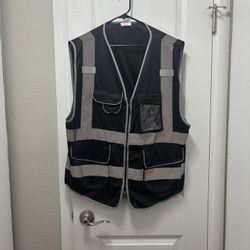 Men’s JK Safety Vest - Black 2XL