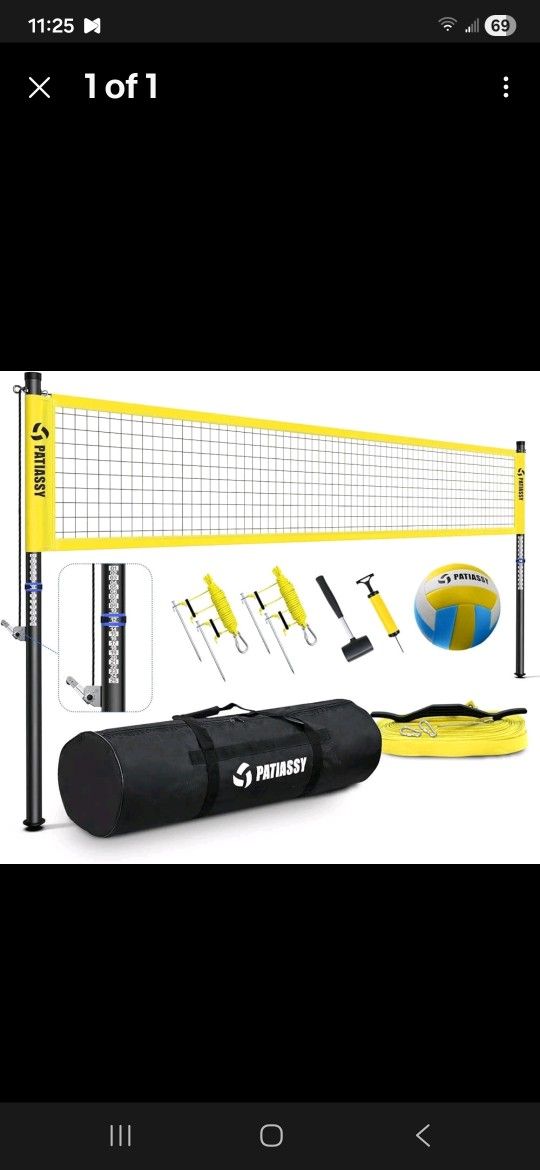 Patiassy Volleyball Net SET