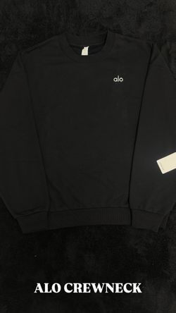 Alo Yoga Black Crewneck