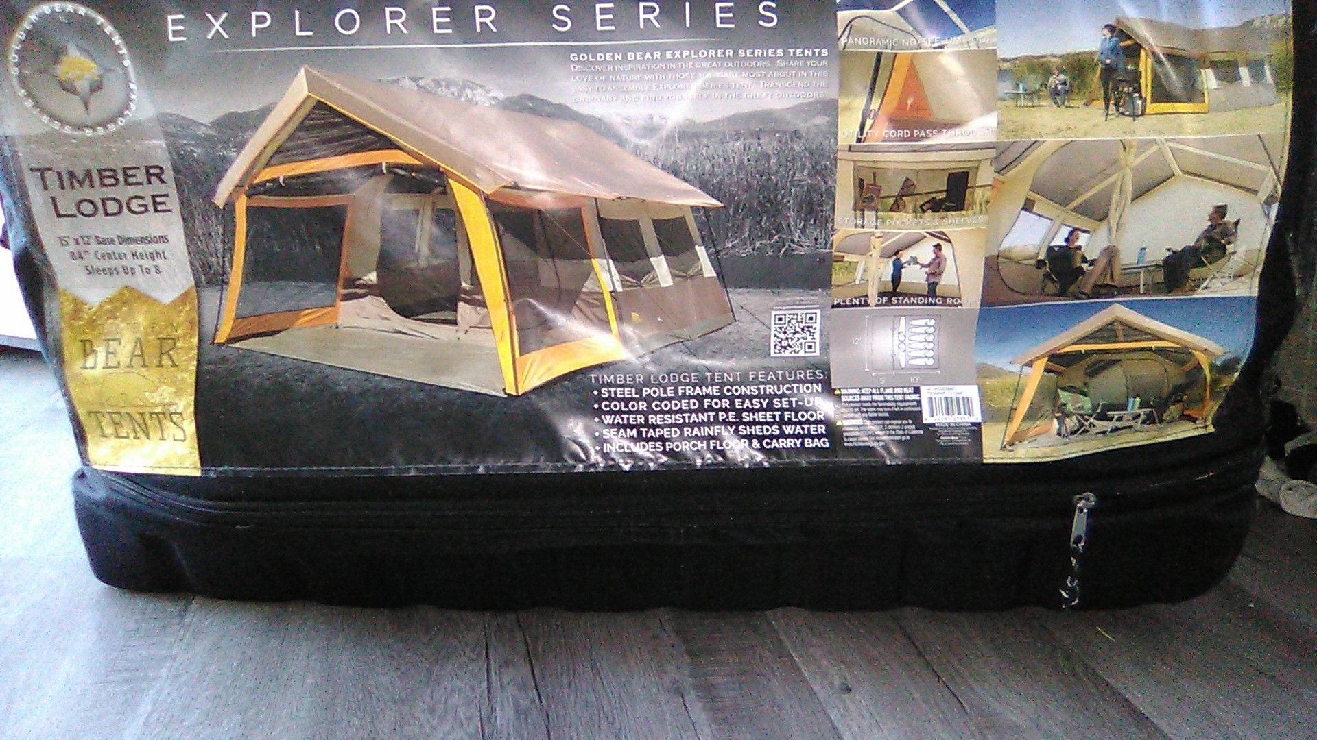 Timber lodge golden bear tent for Sale in Moreno Valley, CA OfferUp