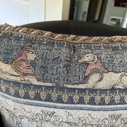 Decorative Egyptian Sphinx Hieroglyphics Pillow