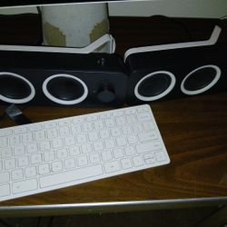 Speaker and keyboard 