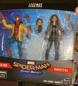 Marvel Legends Spider-Man Homecoming Spider-Man & MJ 2-Pack