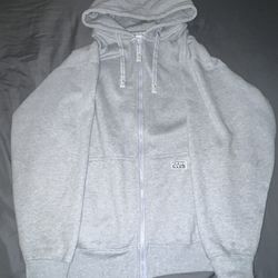 Grey pro club zip up (Read desc)