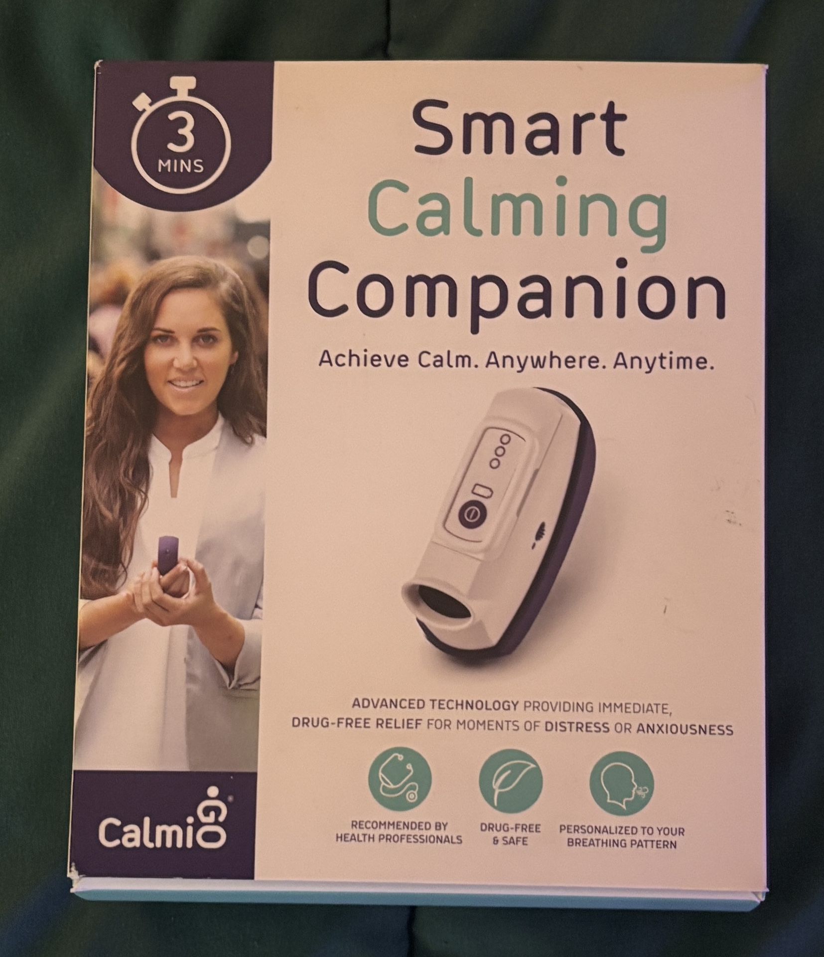 CalmiGo Smart Calming Companion Anxiousness & Stress-Relief (New-open box)