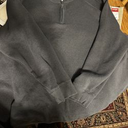 Big & Tall Sonoma Sweater Fleece Quarter Zip Pullover 