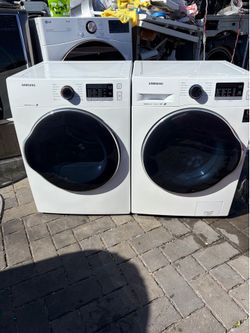 Samsung 24-Inch Washer and Dryer Set - Electric