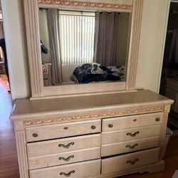 wardrobe with mirror