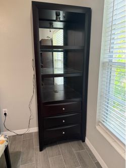 Modern Wood Display Cabinet  BOGO