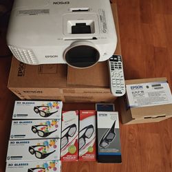 Epson Projector 2150 3D Glasses Bundle
