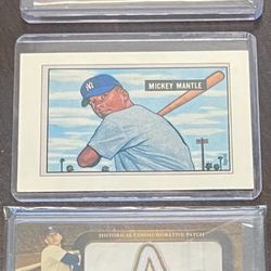 Mickey Mantle & Babe Ruth Cards