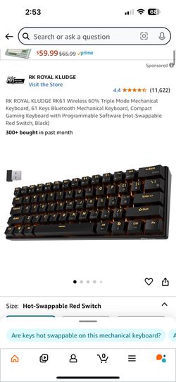BRAND NEW ROYAL KLUDGE RK61