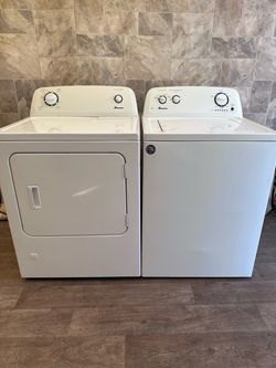 Amana washer and dryer laundry