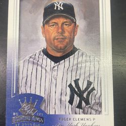 Roger Clemens Base Ball Crown Moments Card