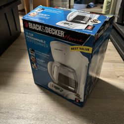 12 CUP Programmable Coffee Maker