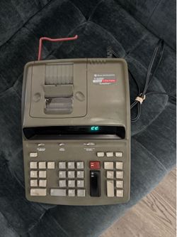 Texas Instruments TI-5320SV Printing Desktop Calculator Large LCD Keys w/ Cord