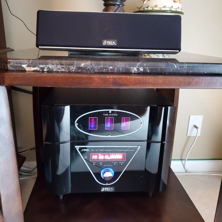 RDX IDF-40 Tube Powered Surround Sound 5.1 Receiver Digital Amplifier Very Rare