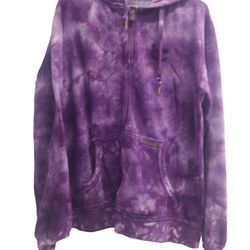 Skullcandy Haze Purple Tie Dye Fleece Hoodie Large
