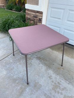 VINTAGE FOLDING GAME TABLE (36” X 36”)