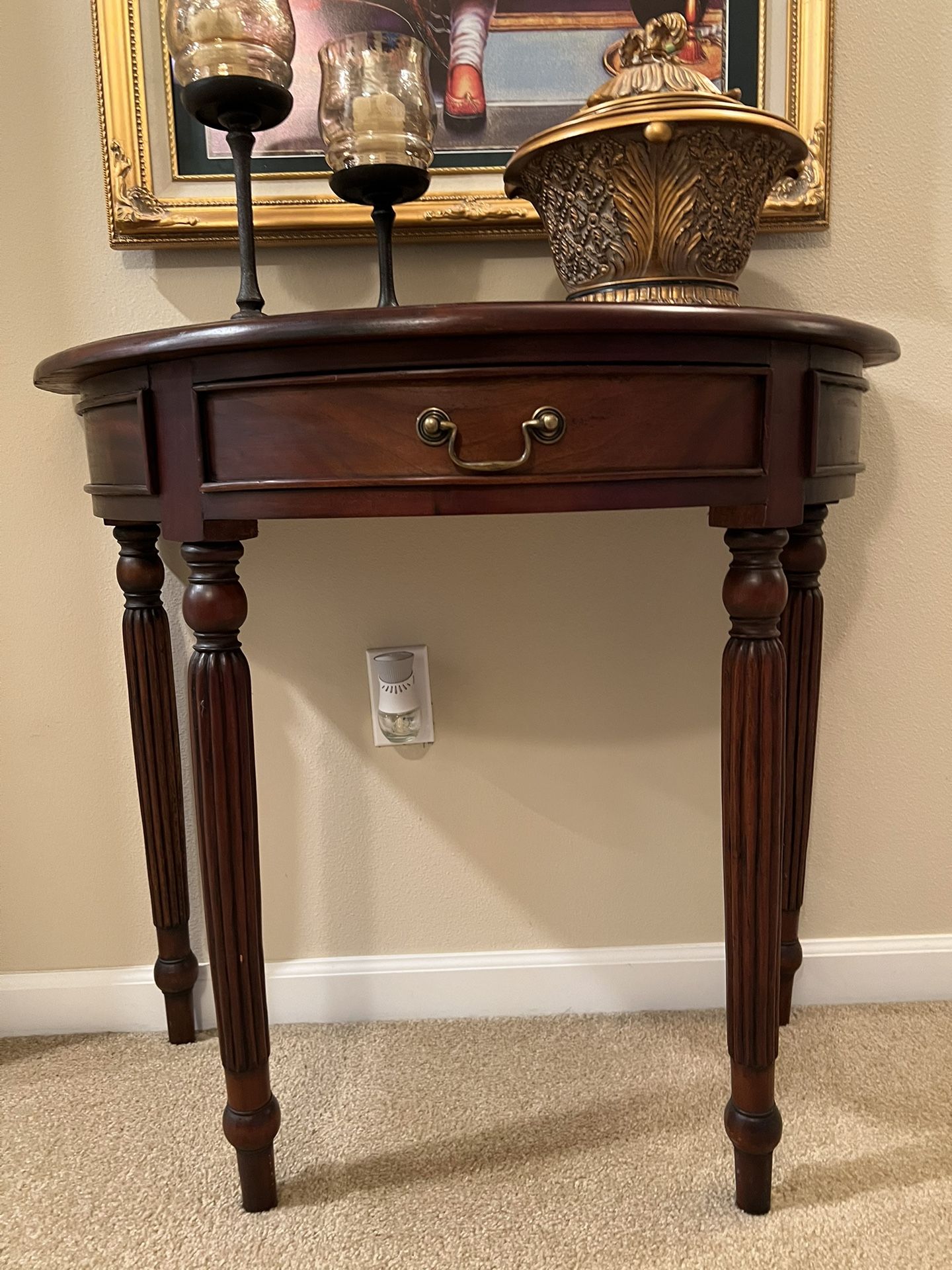 Wood Console Table