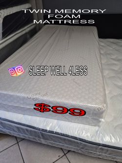 NEW TWIN MEMORY FOAM MATTRESS