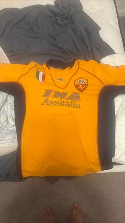 Vintage Roma jersey Thrifted Collab with Kapa