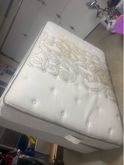 Mattress and Box Spring    $25    Mattress has a coffee stain but other wise in good condition