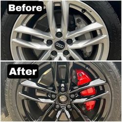 CALIPER PAINTING & RIM BLACK OUT