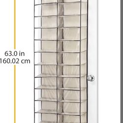 26 Pocket Over The Door Shoe Organizer