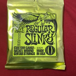 Ernie Ball Regular Slinky Electric Guitar Strings 10-46