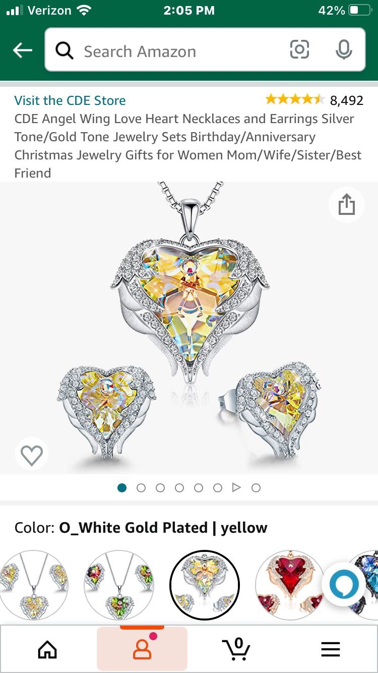 Beautiful Jewelry Set In a Nice Gift Box. Your Loved One Would Love To Get This Sparkly Beautiful Set
