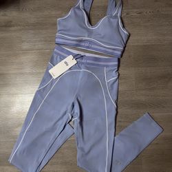 Blue Alo Yoga Set