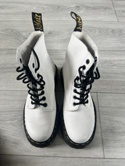 White Doc Martins