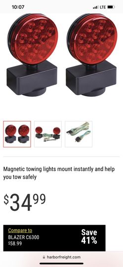 Magnetic Tow Lights