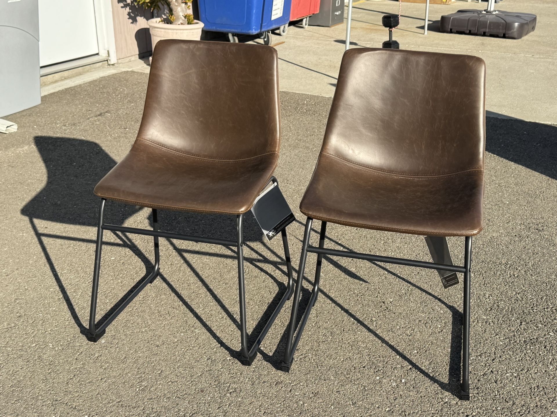New!! Ashley Centiar  Chairs With Bucket Seat (Set of 2