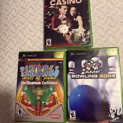3 lot of original Xbox games