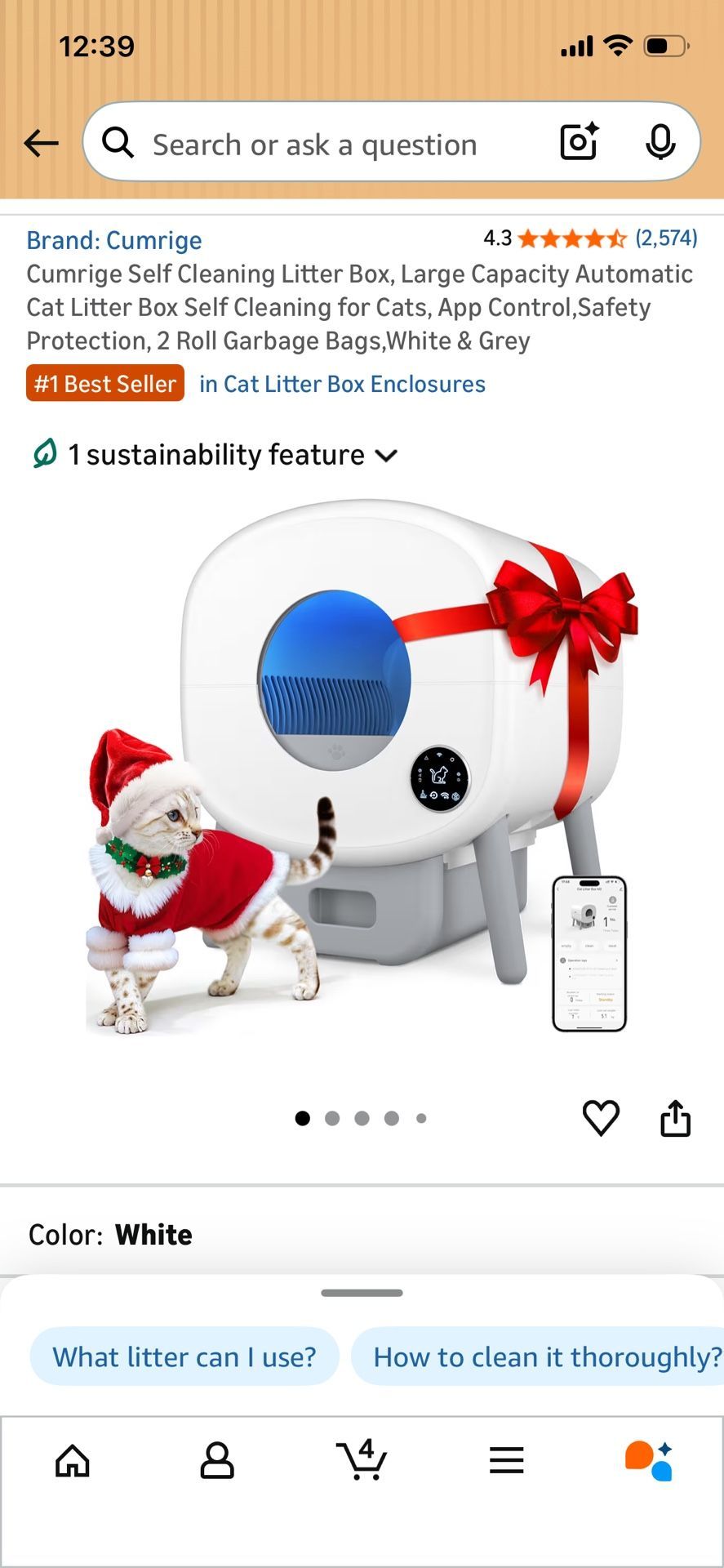 Automatic Cat Litter Box