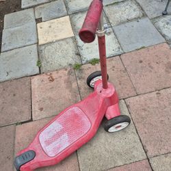 Scooter And Basketball Hoop