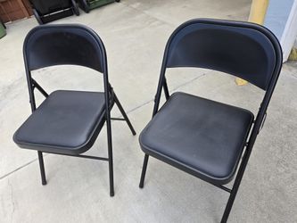 Folding Chair, padded, metal