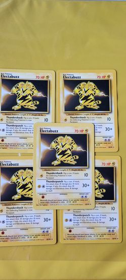 Pokemon Base set non holo rare Electabuzz 20/102 ☆
