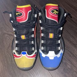 Power Rangers x Reebok Men Question Mid 'Megazord Battle Mode! Size 8.5