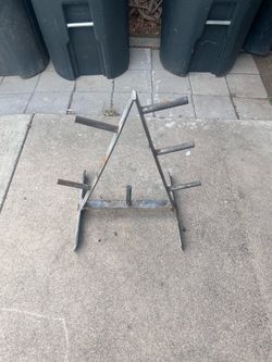 Weight tree rack for weights