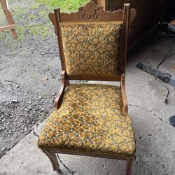 Vintage yellow chair