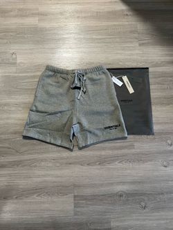 Dark grey essential shorts sizes Medium and Large