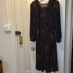 Women’s Vintage Mid-Length Dress, Size 8