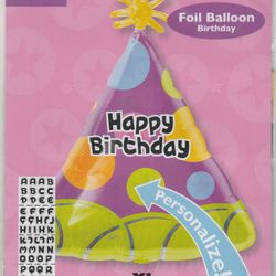 Happy Birthday Balloon by XtraLife Anagram Shape Foil Balloon 18"  ~ ranjacuj