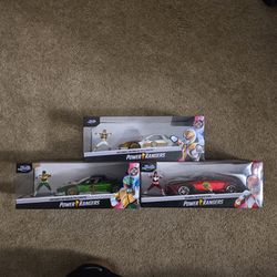 Jada power rangers JDM cars
